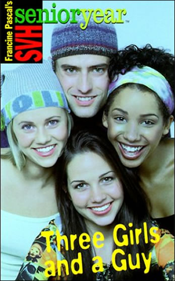 3 girls and a guy by author Francine Pascal